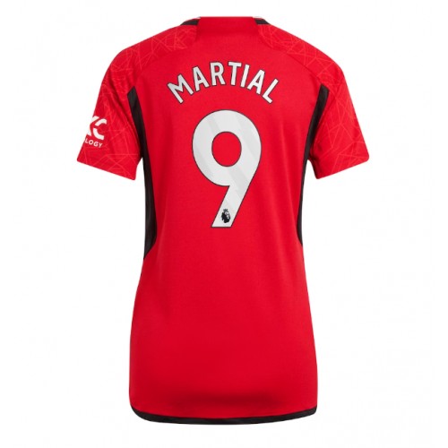 Dámy Fotbalový dres Manchester United Anthony Martial #9 2023-24 Domácí Krátký Rukáv